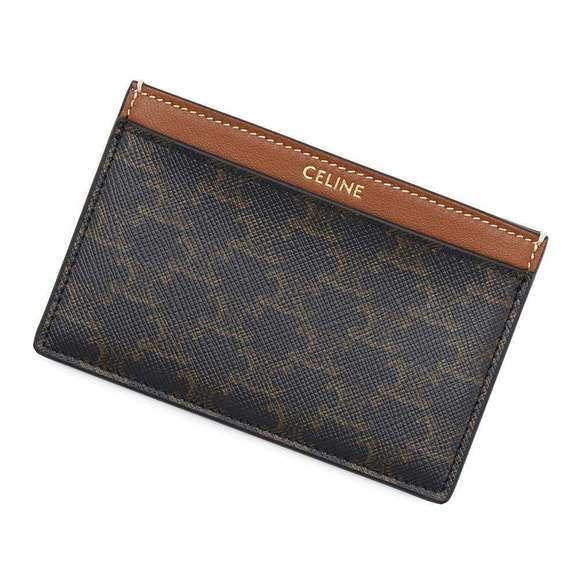 Celine Case Pass Triomphe Brown Wallet - Picture 1 of 7